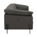 Tadi 97" Sofa, Black Top Grain Leather Acme
