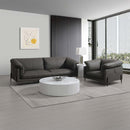 Tadi 97" Sofa, Black Top Grain Leather Acme