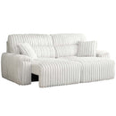 Emmy Power Motion Sectional Sofa, Orange Chenille Acme