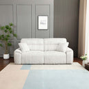 Emmy Power Motion Sectional Sofa, Orange Chenille Acme