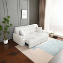 Emmy Power Motion Sectional Sofa, Orange Chenille Acme