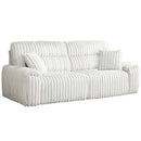 Emmy Power Motion Sectional Sofa, Orange Chenille Acme