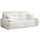 Emmy Power Motion Sectional Sofa, Orange Chenille Acme