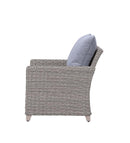 Greeley 4PC Pack Patio Sofa Set 77" , Gray Fabric & Gray Finish Acme