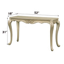Libertee 52" Sofa Table, Champagne Finish Acme