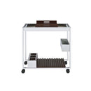 Lisses Serving Cart, Chrome Finish Acme