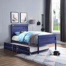 Cargo Trundle (Twin), Blue Finish Acme
