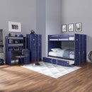 Cargo Trundle (Twin), Blue Finish Acme