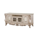 Gorsedd  74" TV Stand, Golden Ivory Finish Acme