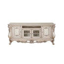 Gorsedd  74" TV Stand, Golden Ivory Finish Acme