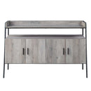 Samiya  52" TV Stand, Gray Oak & Black Finish Acme