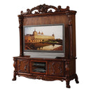Dresden Entertainment Center, Cherry Oak Finish Acme