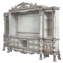Dresden Entertainment Center, Vintage Bone White Finish Acme