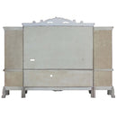 Dresden Entertainment Center, Vintage Bone White Finish Acme