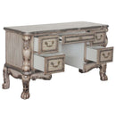 Dresden Vanity Desk, Vintage Bone White Finish Acme