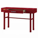 Cargo Vanity Desk, Red Finish Acme
