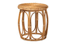 Jalyn Natural Rattan Round End Table