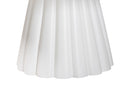 Juliet Round Coffee Table with Fluted Pedestal Base