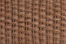 Contantine Natural Rattan 3-Piece Sectional Set with Scalloped Skirt Base