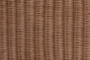 Contantine Natural Rattan 4-Piece Sectional Set with Scalloped Skirt Base