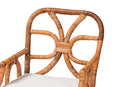 Judith 5 Piece Rattan Dining Set, Light Honey
