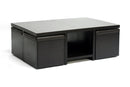 Myra Modern Table and Stool Set w/Hidden Storage Baxton