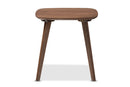 Primrose Dark Walnut Wood End Table Baxton