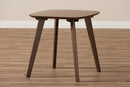 Primrose Dark Walnut Wood End Table Baxton