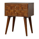 Varied Chestnut Nightstand