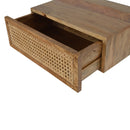 Wall Mounted Ratten Nightstand