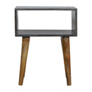 Carbon Black Open Nightstand