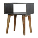 Carbon Black Open Nightstand