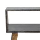 Carbon Black Open Nightstand