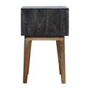 Carbon Black Open Nightstand