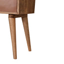 Brick Red Patterned Nightstand