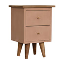 Blush Pink Hand Painted Nightstand