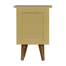 Yellow Hand Painted Nightstand
