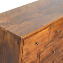 Chestnut Solid Wood 8 Drawer Chest