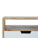 White Painted Drawer Nightstand Table