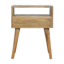 White Painted Drawer Nightstand Table