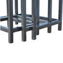 Stool Set of 3 with Iron Base