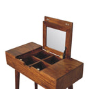Mini Chestnut Fold Vanity Table