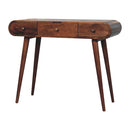 Honey Caramel Round Dressing Table