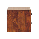 Solis 2-Drawer Chestnut Wall Mounted Nightstand Artisan