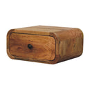 Avora Mini Wall-Mounted Oak-ish 1 Drawer Nightstand Artisan