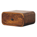 Avora Mini Wall-Mounted Chestnut 1 Drawer Nightstand Artisan