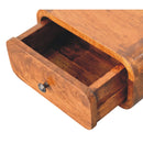 Avora Mini Wall-Mounted Chestnut 1 Drawer Nightstand Artisan