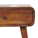 Avora Chestnut Nightstand with 1 drawer Artisan