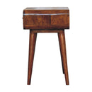 Avora Chestnut Nightstand with 1 drawer Artisan