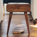 Avora Chestnut Nightstand with 1 drawer Artisan